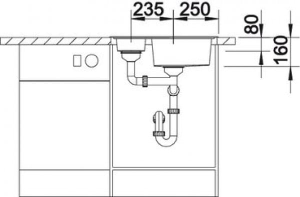 Кухонная мойка Blanco Tipo 6 S Basic 514813