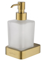 Дозатор мыла WONZON & WOGHAND LOTTE, брашированное золото WW-8333-BG