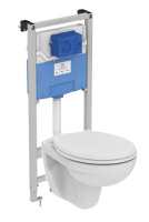 Комплект унитаз + инсталляция Ideal Standard Eurovit Prosys K881201PT15