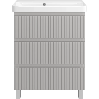 Тумба под раковину 70 Brevita Victory VIC-07070-50-03Я без раковины, серый шелк