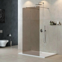 Душевая перегородка 100 см CEZARES LIBERTA LIBERTA-L-2-100-120-BR-Cr