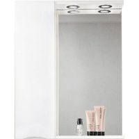 Зеракло-шкаф BelBagno MARINO-SPC-800/750-1A-BL-P-L Bianco Lucido