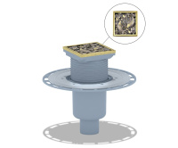 Душевой трап Bronze de Luxe Рыбы 21980-5902