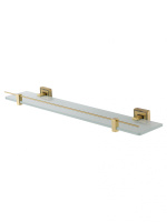 Стеклянная полка для ванной WONZON & WOGHAND ROMA, бронза WW-7227