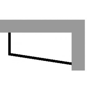 Угловая панель для ванны DX венге 28 Duravit Paiova PA871302828