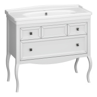 Тумба под раковину Opadiris Валери 105  00-00006751 белый (без раковины)