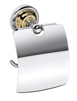 Держатель туалетной бумаги с крышкой Bemeta Retro 144212018