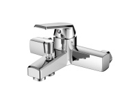 Смеситель для ванны однорычажный полимерный OneLife P02-100cr хром