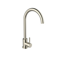 Смеситель для кухни однорычажный Orange Steel M99-005ni никель