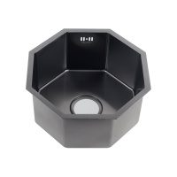 Кухонная мойка (40х40х20) MELANA Octavia Profline D400B, черный