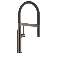 Смеситель для кухни с гибким изливом Grohe Essence New 30294 A00 (30294A00) темный графит глянец