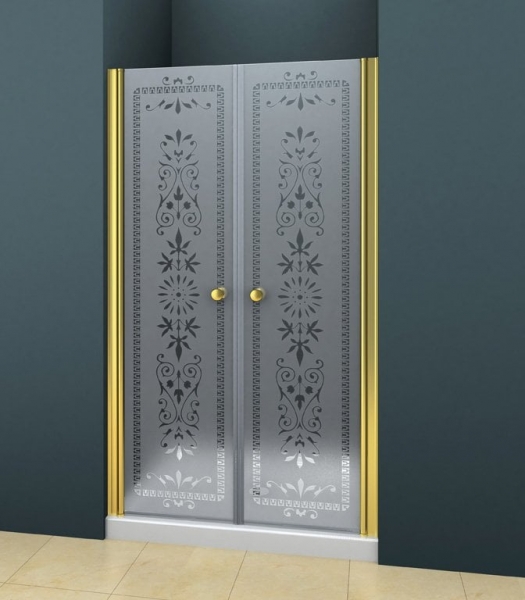 Душевая дверь в нишу Cezares ROYAL PALACE-A-B-2-175-CP-G