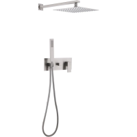 Душевой комплект ABBER Daheim AF8218SP скрытого монтажа без излива, сатин