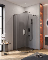 Душевой уголок (70х80) CEZARES SLIDER SLIDER-AH-2-70/80-80/90-GRIGIO-GM