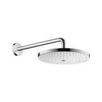 Верхний душ с кронштейном Hansgrohe Raindance Select S 300 2jet 27378400 белый/хром