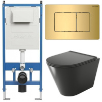 Комплект унитаза с инсталляцией Grossman Classic 97.4477BMS.04.30M с клавишей смыва