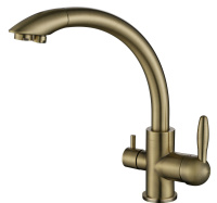 Смеситель для кухни с подключением к фильтру  Paulmark Essen Es213001-BR