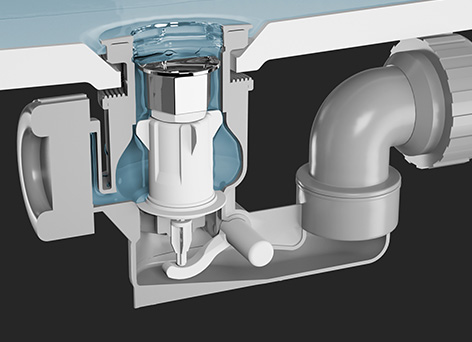 Villeroy & Boch Theano U90952061 Клапан для ванны Push-to-Open без функции перелива