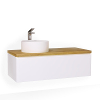 Тумба под раковину Jorno Solis new 120  SolN.01.120/P/W/JR