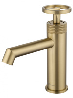 Смеситель для раковины WONZON & WOGHAND, брашированное золото WW-H1065-BG