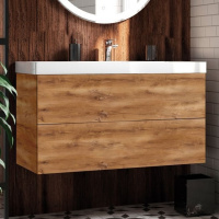 База под раковину подвесная Art&Max AM-Verona-Push-1000-2C-SO-RK Дуб Кельтик