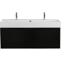 Тумба под раковину Cezares PREMIUM 55447 Plisse Nero Opaco