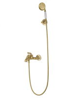 Смеситель для ванны с душем WONZON & WOGHAND STEAM, брашированное золото WW-88639008-BG Смеситель для ванны с душем WONZON & WOGHAND STEAM, брашированное золото WW-88639008-BG