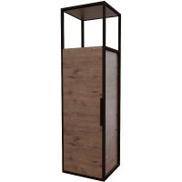 Пенал подвесной Grossman ЛОФТ 304001 веллингтон/металл черный