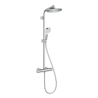 Душевая система с тремостатом Hansgrohe Crometta S 240 1jet Showerpipe 27267000 хром