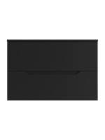 Тумба без раковины подвесная 70 столешница МДФ, Orange Line Li-70TubMDF матовый черный