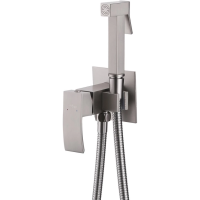 Смеситель ABBER Wasserfall AF8625SP с гигиеническим душем, сатин