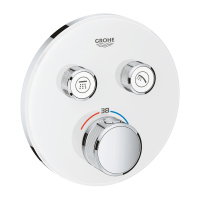 Смеситель термостат для ванны Grohe SmartControl 29151 LS0 (29151LS0) белая луна