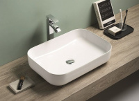 Раковина керамическая накладная (60x42) Art&Max AM-78565 белый