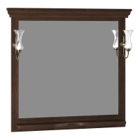 Зеркало Opadiris Риспекто 100 00-00007049  орех антикварный, с выключателем, без светильника