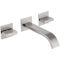 Смеситель ABBER Wasserfall AF8612SP для раковины скрытого монтажа, сатин