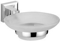 Мыльница стеклянная с настенным держателем Savol 95 S-009559