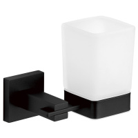 Стакан стеклянный с настенным держателем Savol 65h S-06558H