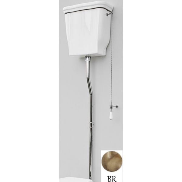 Механизм слива с высокой трубой бронза Artceram Hermitage HEA006 72 br