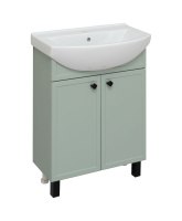 Тумба под раковину Runo мята Римини 65 (00-00001273)