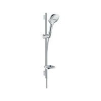Душевой гарнитур с мыльницей Hansgrohe Raindance Select 120 3jet EcoSmart 26622400 белый/хром