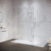 Душевая перегородка 140 см RGW WA-016W Walk In 35101614-15 прозрачное