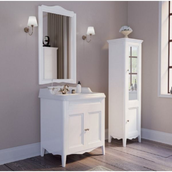 Тумба с раковиной белый 68 см Tiffany World Veronica Nuova VER2068-B+AR824bi*1 комплект