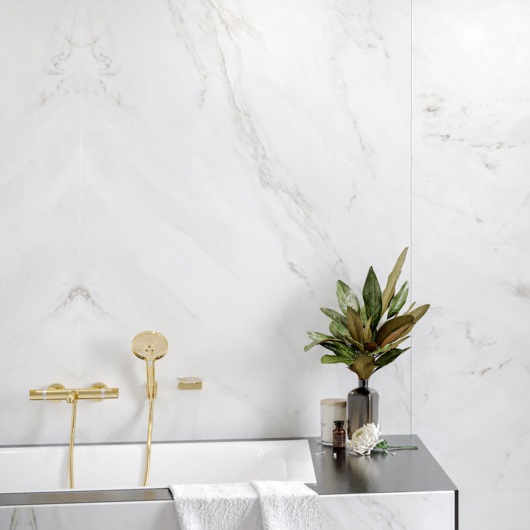 Термостат для ванны Hansgrohe Ecostat Comfort 13114990 полированное золото