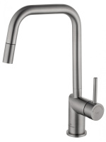 Смеситель для кухни с выдвижным изливом WONZON & WOGHAND,  брашированный никель WW-6018-BS Смеситель для кухни с выдвижным изливом WONZON & WOGHAND,  брашированный никель WW-6018-BS