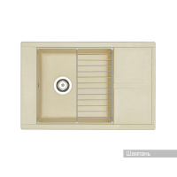 Кухонная мойка Aquaton Делия 78 1A715132DE290 шампань