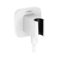 Подключение для шланга Hansgrohe Fixfit Q 26887700 белый матовый
