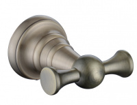 Крючок двойной KAISER бронза (латунь) (KH-4202)