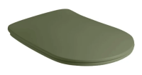 Крышка-сиденье для унитаза Kerasan Nolita 539111 Slim микролифт, зеленый матовый
