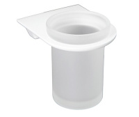 Стакан для зубных щеток одинарный WasserKRAFT Kammel K-8328WHITE