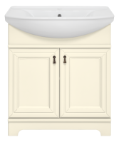 Тумба под раковину Misty Лувр 75  П-Лвр01075-1014